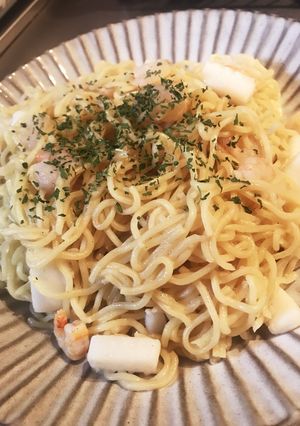 楽アレンジ✨マルちゃん海鮮塩焼きそば！！-レシピのメイン写真