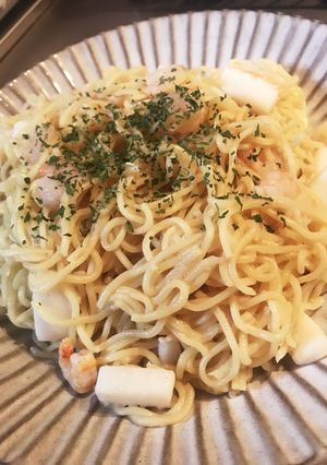 楽アレンジ✨マルちゃん海鮮塩焼きそば！！-レシピのメイン写真