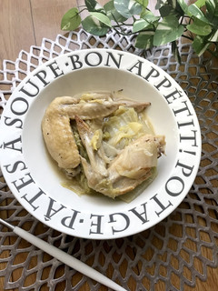 炊飯器で♪白菜と鳥手羽のコンソメ煮-レシピのメイン写真