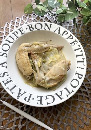 炊飯器で♪白菜と鳥手羽のコンソメ煮-レシピのメイン写真