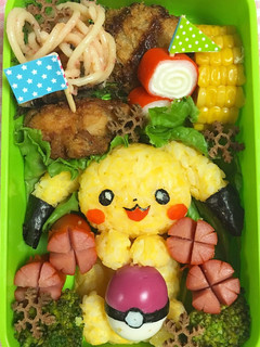 キャラ弁☆ポケモン ピカチュウ弁当-レシピのメイン写真