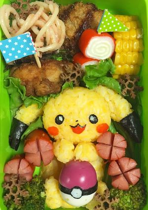キャラ弁☆ポケモン ピカチュウ弁当-レシピのメイン写真