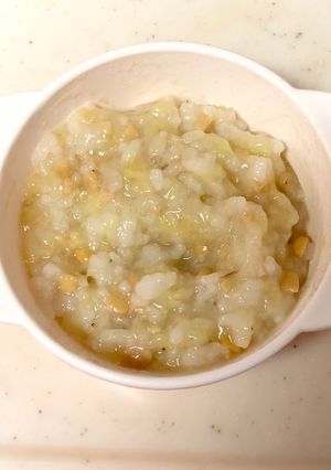 【離乳食初期から】納豆ばなな粥-レシピのメイン写真