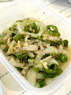 白菜とピーマンのバター醤油炒め-レシピのメイン写真