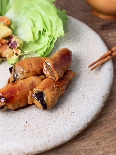 *なすとしょうがの肉巻き*-レシピのメイン写真