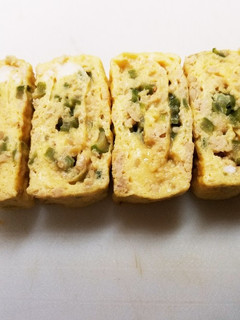そぼろといんげん豆の卵焼き-レシピのメイン写真