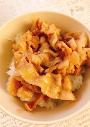 こってり甘味噌豚丼♡-レシピのメイン写真