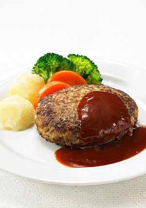 大豆のお肉のヘルシーハンバーグ-レシピのメイン写真