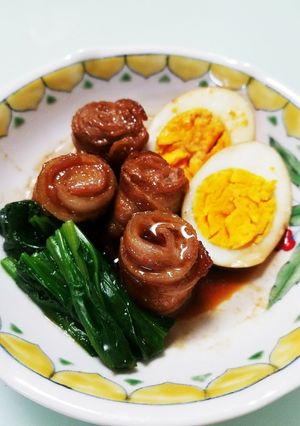 豚バラ薄切り肉の角煮風-レシピのメイン写真