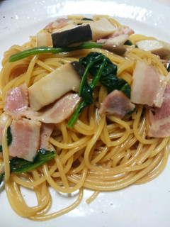 フライパンだけ!きのことベーコンのパスタ-レシピのメイン写真