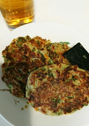 【離乳食】完了期 納豆レタスのお好み焼き-レシピのメイン写真