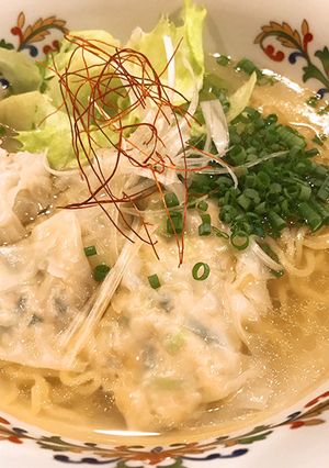 海老と大葉のワンタン汁そば-レシピのメイン写真