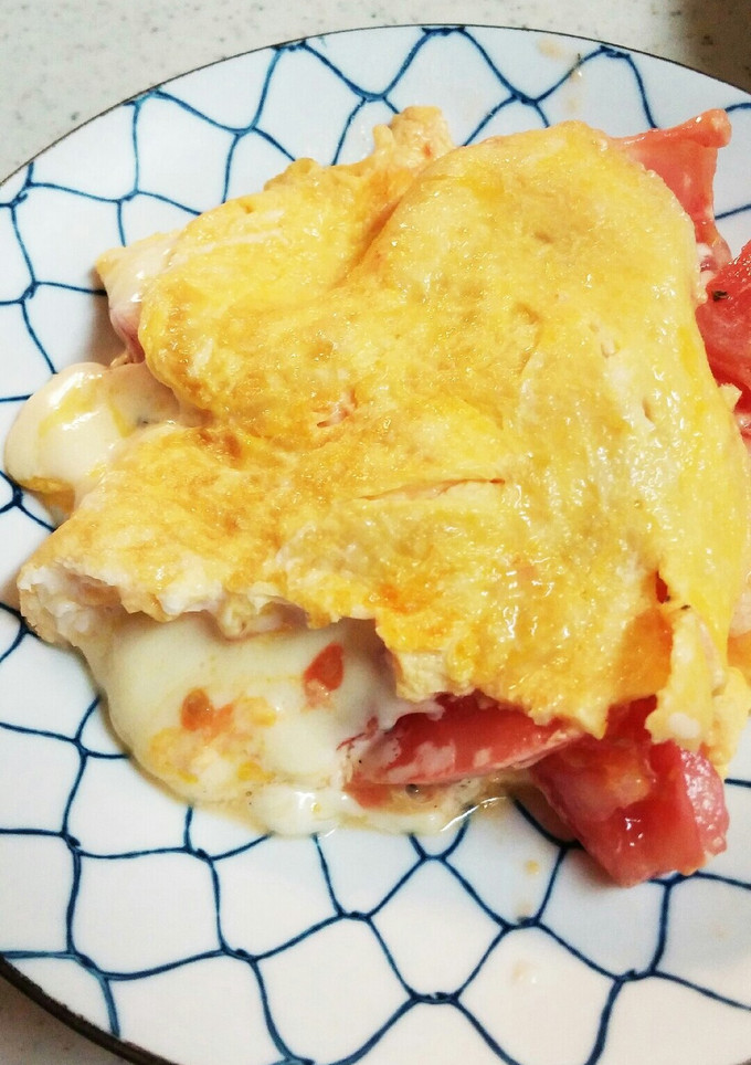 簡単！とろ～りチーズのトマトオムレツ☆-レシピのメイン写真