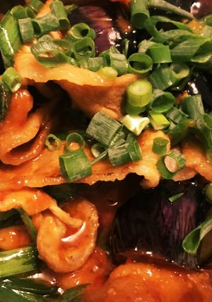 男の料理〜!豚肉と茄子とニラの激辛炒め〜-レシピのメイン写真