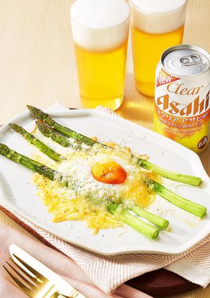 トースターで簡単！たまチーアスパラ-レシピのメイン写真