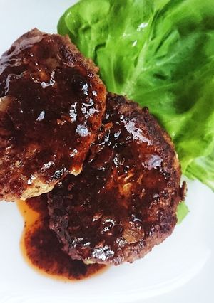 新玉ねぎと春キャベツのハンバーグ-レシピのメイン写真