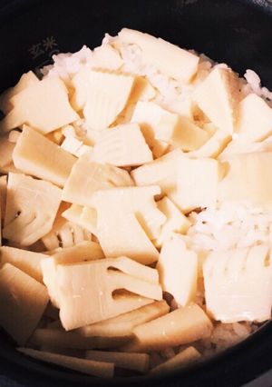 白だしdeシンプルたけのこ炊き込みご飯-レシピのメイン写真