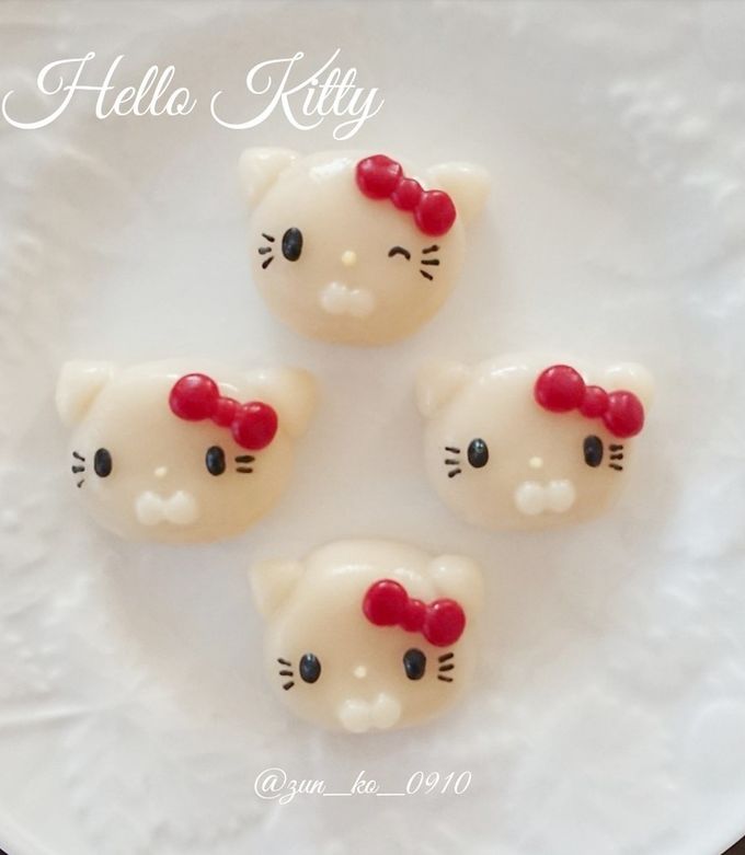 デコ白玉☆団子♪キティちゃん by zun−ko 【クックパッド】 簡単