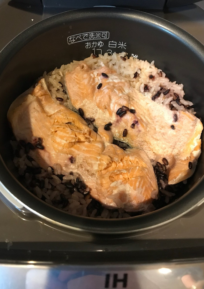 旦那でもできる 鮭の炊き込みご飯-レシピのメイン写真