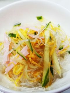 春雨の中華風酢の物-レシピのメイン写真