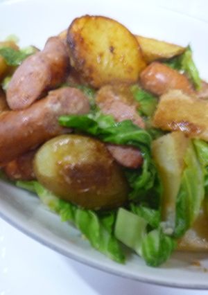新じゃが×新キャベツ×トマトソーセージ-レシピのメイン写真