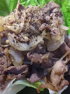 ◆ラム肉と・・炒めただけ◆-レシピのメイン写真