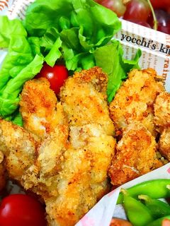 弁当!時短簡単!豚コマのミニとんかつ-レシピのメイン写真
