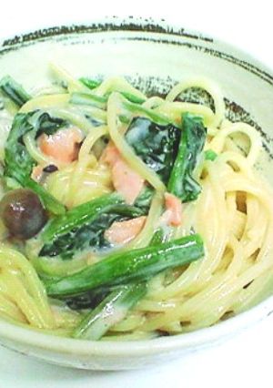 すぐできちゃう☆ｸﾘｰﾑｻｰﾓﾝパスタ-レシピのメイン写真