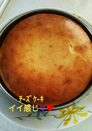 簡単すぎる濃厚チ−ズケ−キ-レシピのメイン写真