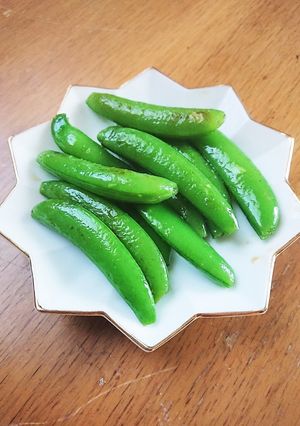 お手軽♪スナップえんどうの塩コショー焼き-レシピのメイン写真