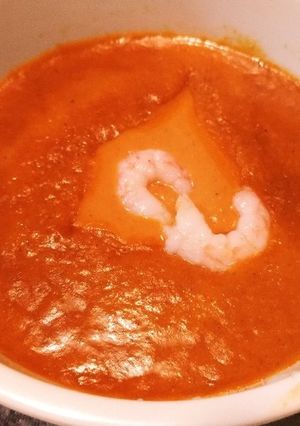 甘エビの頭としっぽで作るビスク-レシピのメイン写真