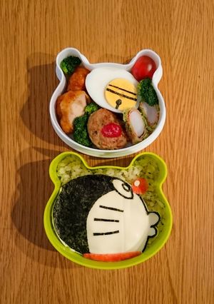 簡単 ドラえもん キャラ弁 横顔-レシピのメイン写真