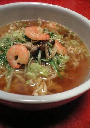 きのこと水菜のさっぱりうどん-レシピのメイン写真