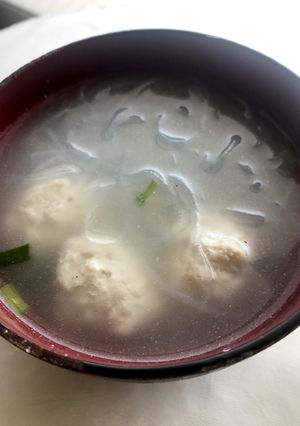鶏団子スープ-レシピのメイン写真