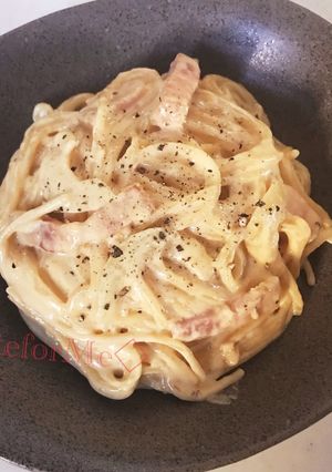【ワンパン】カルボナーラ-レシピのメイン写真