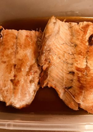 お弁当やおにぎりに♪ 生鮭・鱒の醤油漬け-レシピのメイン写真
