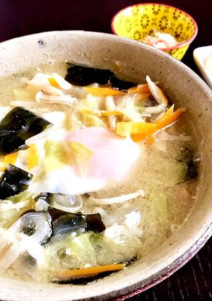 沖縄定番！味噌汁ごはん！-レシピのメイン写真