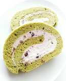 ふんわりシフォンの抹茶ロールケーキ