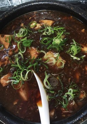 簡単美味☆水切り不要☆黒麻婆豆腐-レシピのメイン写真
