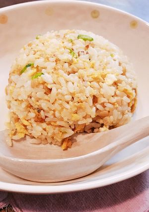 1歳半過ぎの娘と納豆チャーハン ⚘﻿*-レシピのメイン写真