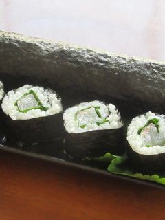 鯛と青じその巻き寿司-レシピのメイン写真