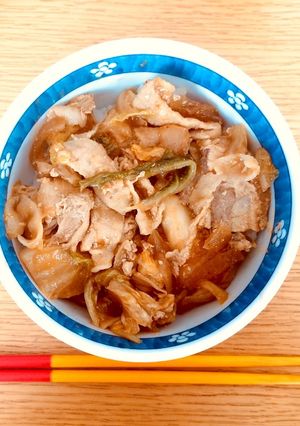 簡単 豚味噌キムチ丼-レシピのメイン写真