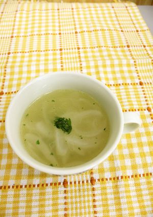 新タマネギのスープ-レシピのメイン写真