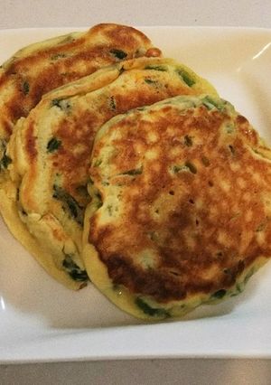 家族で美味しい野菜入の豆腐ホットケーキ♪-レシピのメイン写真