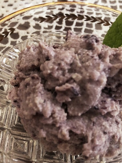 ブルーベリーの豆腐ジェラート-レシピのメイン写真