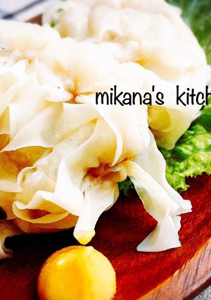 レンジで簡単豆腐とホタテ缶のふわふわ焼売-レシピのメイン写真