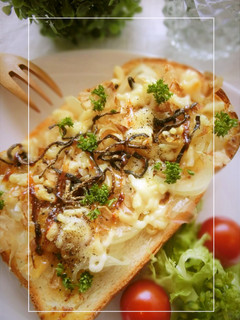 粒マス・パセリ風味❀新玉葱の和トースト-レシピのメイン写真