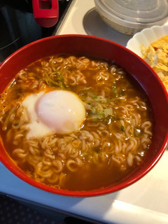 キャベツたっぷり辛ラーメン-レシピのメイン写真