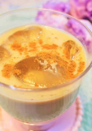 簡単キャラメルハニーアイスカフェオレ-レシピのメイン写真