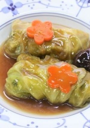 鶏肉＆豆腐のヘルシーロールキャベツ-レシピのメイン写真